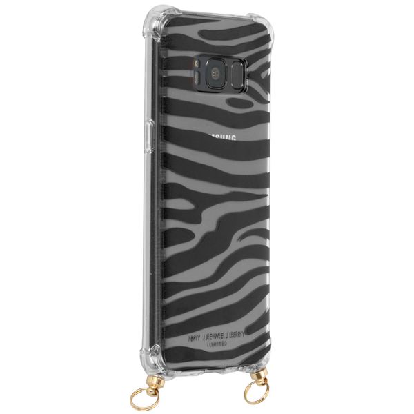 My Jewellery Design Soft Case Kordelhülle Samsung Galaxy S8 - Zebra