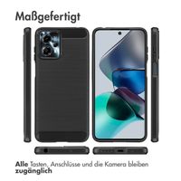 imoshion Brushed Back Cover für das Motorola Moto G13 / G23 - Schwarz