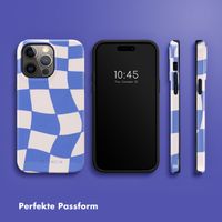 Selencia Vivid Tough Back Cover für das Apple iPhone 14 Pro Max - Groovy Sapphire Blue