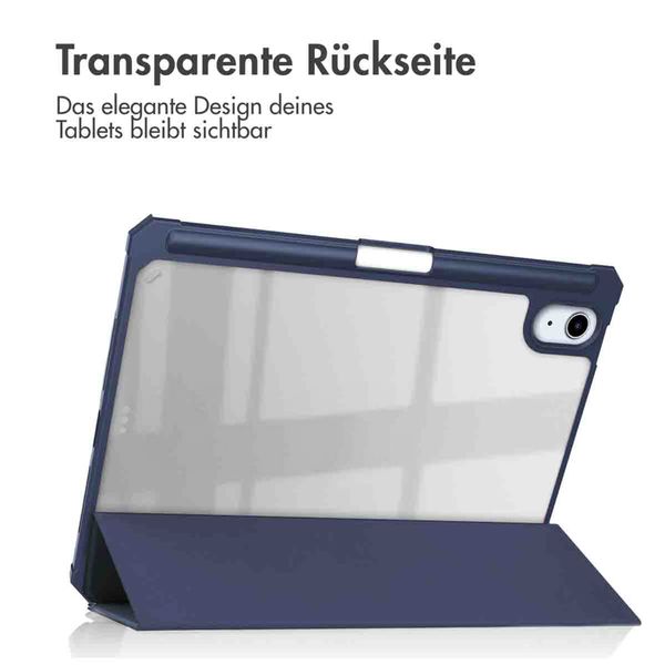 imoshion Trifold Hardcase Klapphülle Apple iPad Mini 7 (2024) / iPad Mini 6 (2021) - Dunkelblau