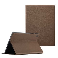 Selencia Riva Klapphülle Samsung Galaxy Tab A9 Plus - Mocha Brown