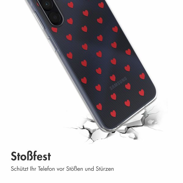 imoshion Design Hülle Samsung Galaxy A35 - Red Hearts