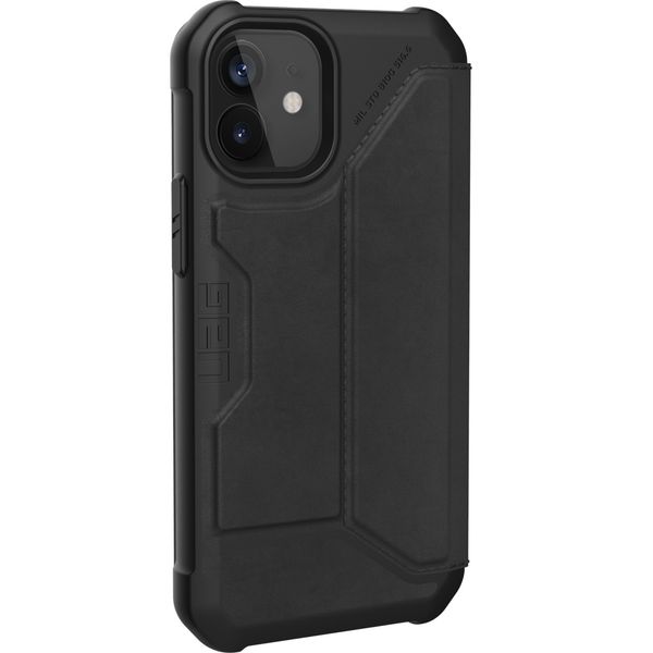 UAG Metropolis Klapphülle iPhone 12 Mini - Leather Black