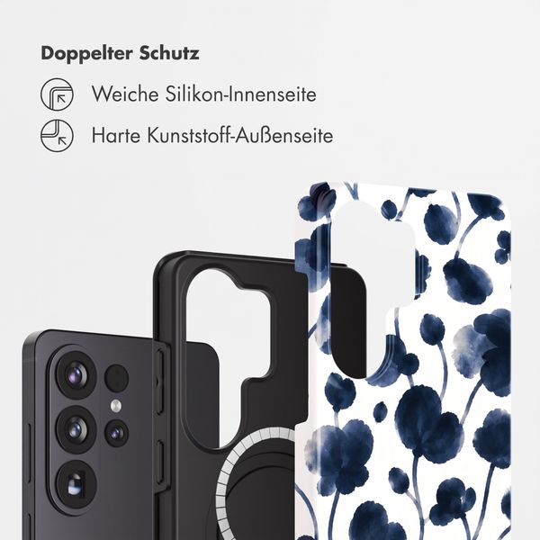 Selencia Vivid Rückabdeckung mit MagSafe Samsung Galaxy S26 Ultra - Midnight Blossom