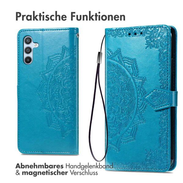 imoshion Mandala Klapphülle Samsung Galaxy A54 (5G) - Türkis