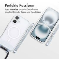 imoshion MagSafe Hülle mit abnehmbarem Band für das Apple iPhone 16 Plus - Transparent