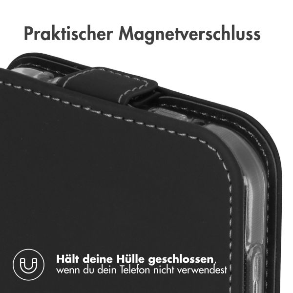 Accezz Flip Case für das Samsung Galaxy Xcover 6 Pro - Schwarz