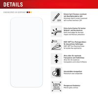 Displex Bildschirmschutzfolie Real Glass für das Apple iPhone 16 Pro Max