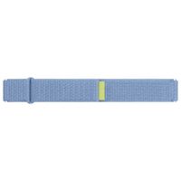 Samsung Originales Feather Fabric Wide Armband für die Samsung Galaxy Watch 4 / 5 / 6 / 7 - 20 mm - M/L - Blau