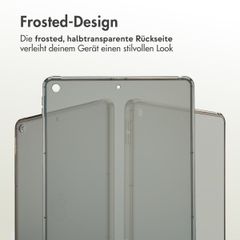 Accezz Frosted Backcover Apple iPad 9 (2021) 10.2 Zoll / iPad 8 (2020) 10.2 Zoll / iPad 7 (2019) 10.2 Zoll - Schwarz