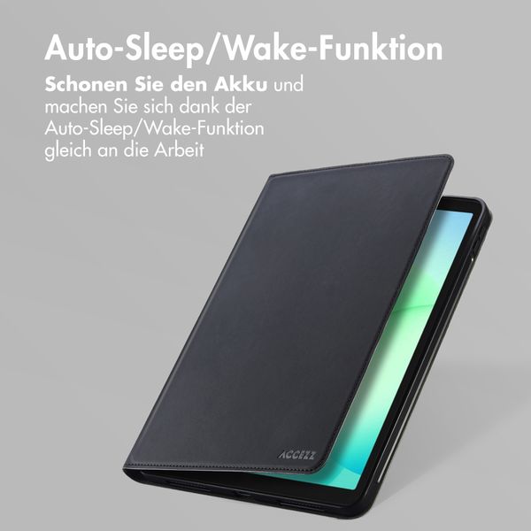 Accezz Classic Klapphülle Samsung Galaxy Tab A11 - Schwarz