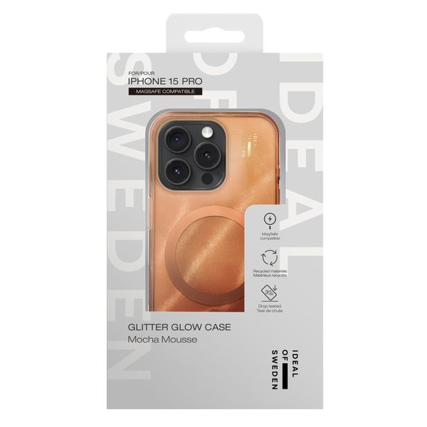 iDeal of Sweden Clear Case MagSafe Apple iPhone 15 Pro - Mocha Mousse