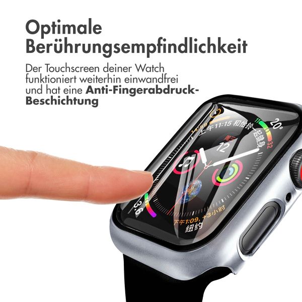 imoshion Full Cover Hard Case für Apple Watch Series 7 / 8 / 9 - 45 mm - Silber