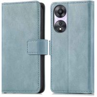 imoshion Luxuriöse Klapphülle Oppo A58 - Hellblau