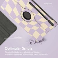 imoshion 360° drehbare Design Klapphülle Samsung Galaxy Tab S10 Ultra / Tab S9 Ultra - Dancing Cubes