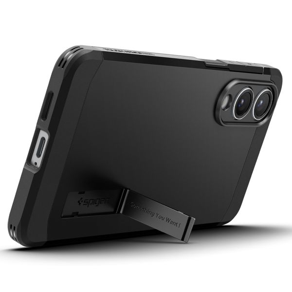 Spigen Tough Armor Backcover MagSafe Samsung Galaxy S25 Edge - Schwarz