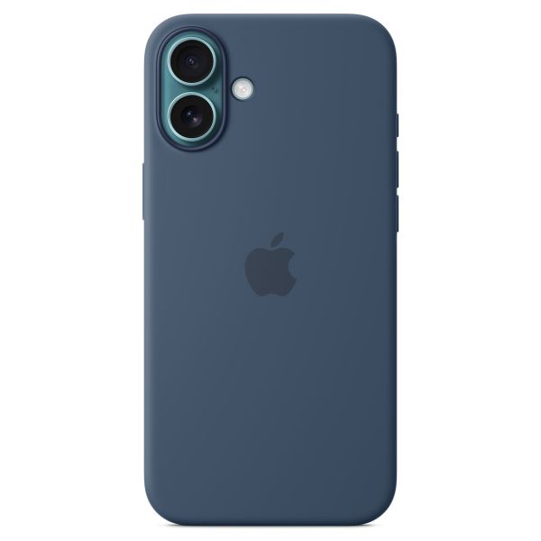 Apple Silikon-Case MagSafe für das Apple iPhone 16 Plus - Denim