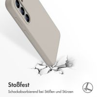 Accezz Liquid Silikoncase mit MagSafe Samsung Galaxy S26 - Stone