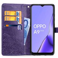 Mandala Klapphülle Oppo A5 (2020) / A9 (2020) - Violett