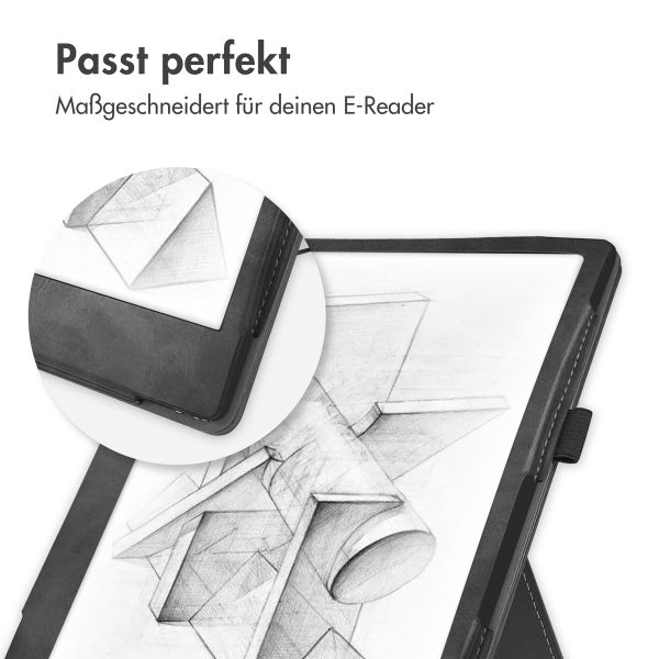 imoshion Klapphülle Sleepcover mit strap und stand für das reMarkable 2 - Schwarz