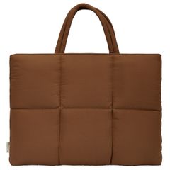 Selencia Vaya Puffy Laptoptasche 16 Zoll - Mocha Brown
