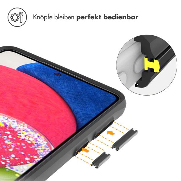 imoshion Rugged Hybrid Carbon Case Samsung Galaxy A33 - Schwarz