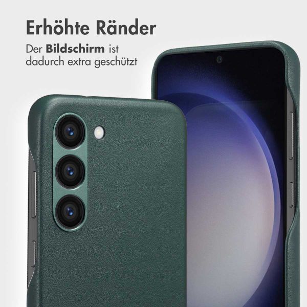 Accezz 2-in-1 Klapphülle aus Leder mit MagSafe Samsung Galaxy S23 - Cedar Green