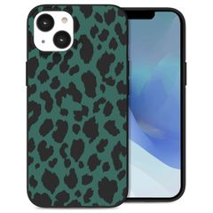 imoshion Design Hülle für das iPhone 14 - Green Leopard