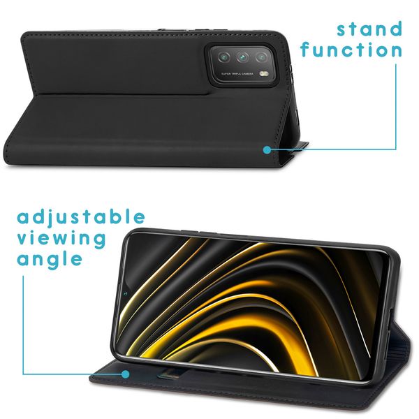 imoshion Slim Folio Klapphülle Xiaomi Poco M3 - Schwarz