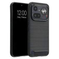 imoshion Brushed Back Cover Nothing Phone (4a) Pro - Schwarz
