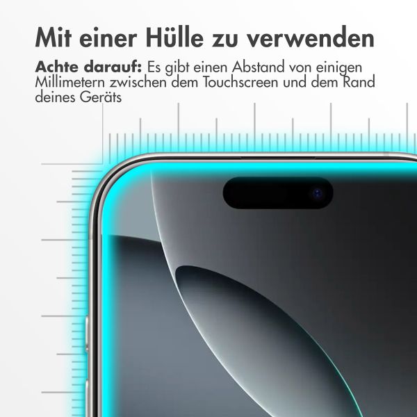 Accezz Displayschutz 2er-pack aus gehärtetem Glas Apple iPhone Air