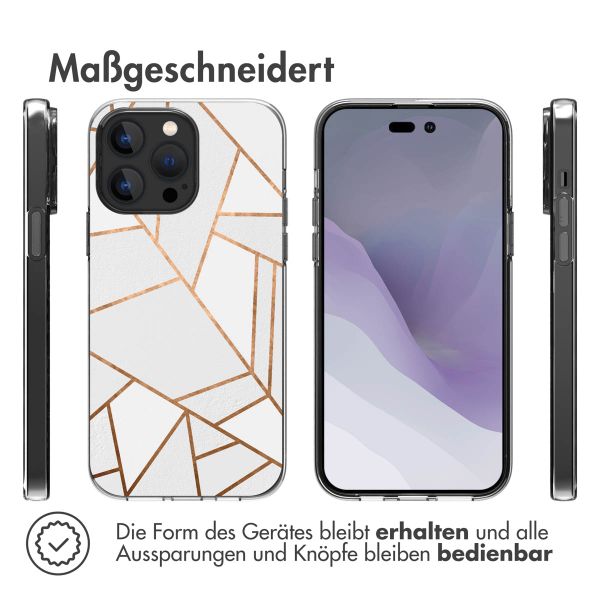 imoshion Design Hülle für das iPhone 14 Pro Max - White Graphic