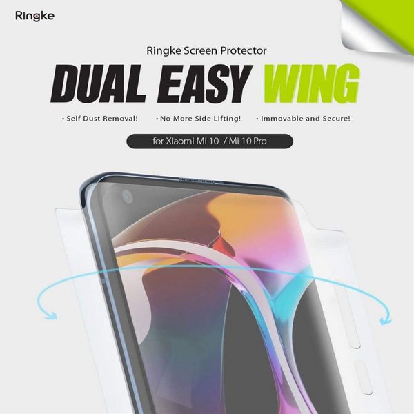 Ringke Dual Easy Wing Screen Protector Duo Pack Xiaomi Mi 10 (Pro)