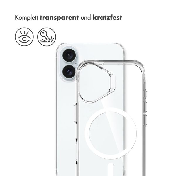 imoshion Rugged Air MagSafe Case Apple iPhone 16 Plus - Transparent