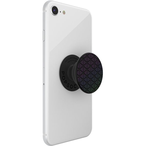 PopSockets PopGrip - Abnehmbar - Reflective Techno Grid Chromatic