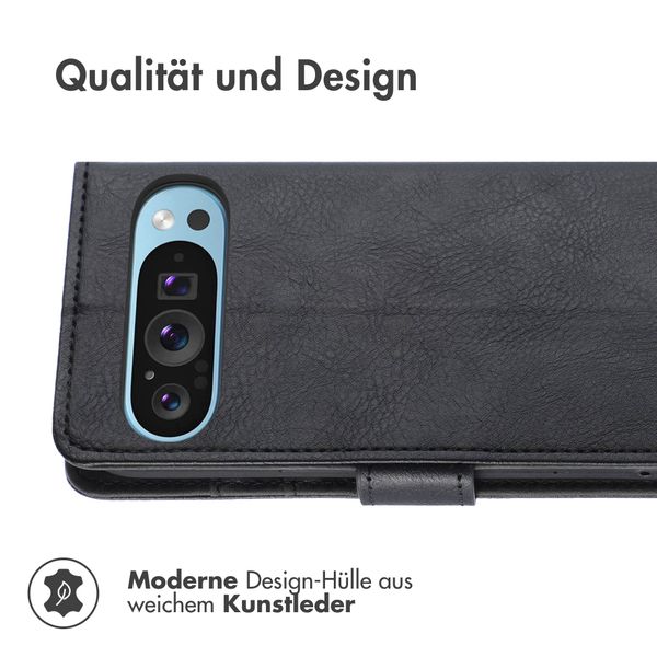 imoshion Luxuriöse Klapphülle Google Pixel 9 / 9 Pro - Schwarz