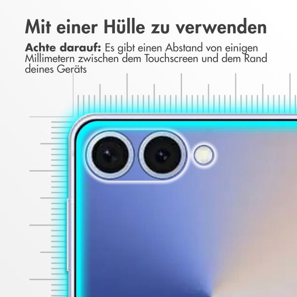Accezz Screen Protector aus gehärtetem Glas Samsung Galaxy Z Flip 7