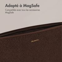 Selencia Teddy Laptop Hülle 13-14 Zoll - Laptop Sleeve - Choco Brown