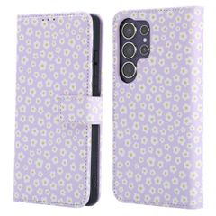 imoshion Design Klapphülle Samsung Galaxy S25 Ultra - White Daisy