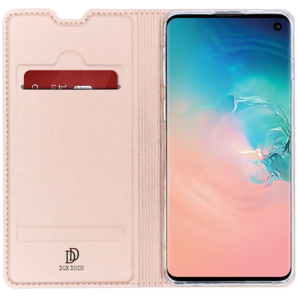 Dux Ducis Slim TPU Klapphülle Roségold für das Samsung Galaxy S10