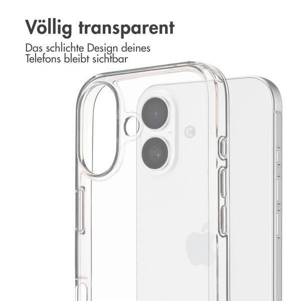 imoshion Back Cover mit Ständer Apple iPhone 16 - Transparent