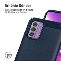 imoshion Brushed Back Cover Nokia G42 - Dunkelblau