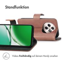 imoshion Luxuriöse Klapphülle Oppo Reno 12F 5G - Braun