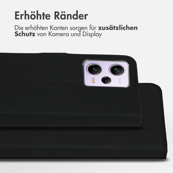 Accezz Wallet TPU Klapphülle Xiaomi Redmi Note 12 Pro / Xiaomi Poco X5 Pro 5G - Schwarz