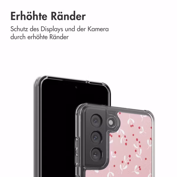 imoshion Design Hülle Samsung Galaxy S21 FE - Berries Blush