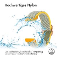 imoshion Elastisches Nylonarmband -   Universelle 22 mm Anschluss - Green & Yellow