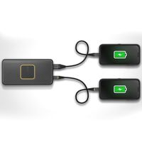 OtterBox ﻿Powerbank USB-C - 15.000 mAh - Kabelloses Aufladen - Power Delivery - Schwarz