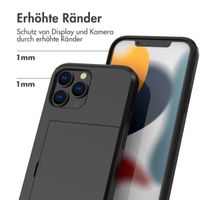 imoshion ﻿Backcover mit Kartenfach für das iPhone 13 Pro Max - Schwarz