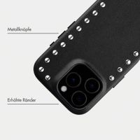 Selencia Studs Backcover mit MagSafe Apple iPhone 16 Pro - Velvet Black