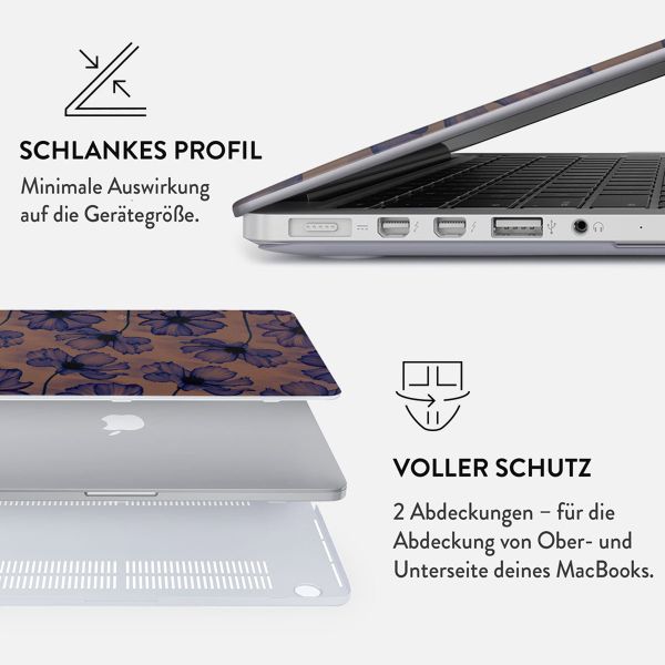 Burga Hardshell Hülle Apple MacBook Pro 14 Zoll (2021 / 2023 M3 chip / 2024 M4 chip / 2025 M5 chip) - Velvet Night